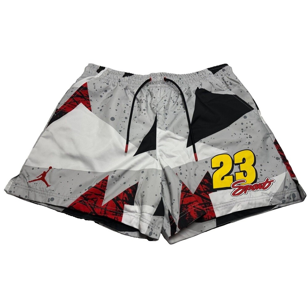 Men's Air Jordan Essentials 23 Sports Poolside Shorts 5" Size XL Grey IB8818-011
